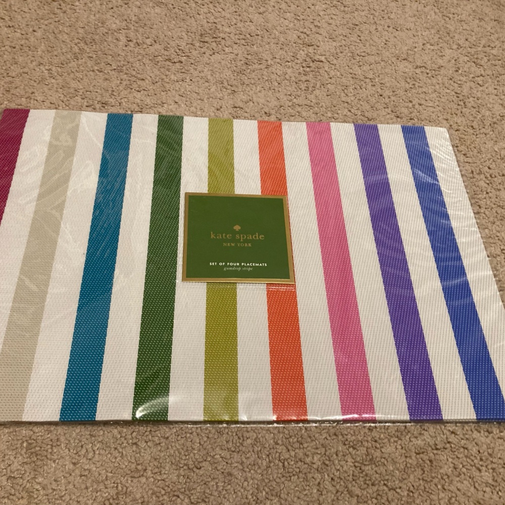 Kate Spade set of four placemats, NEW